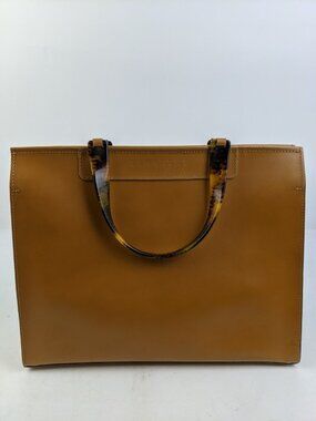 Lamarthe Paris Tan Leather Handbage Tote Purse